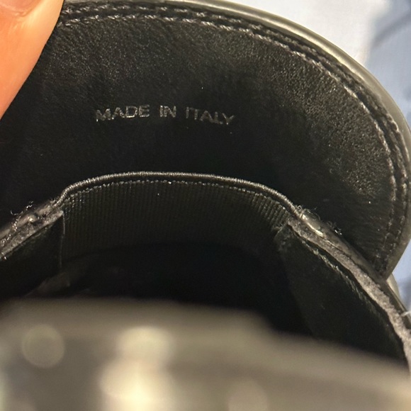 Prada Chocolate Loafers in Black - size 37.5 - Picture 12 of 14